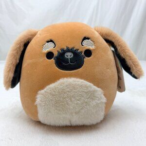 Original Squishmallows Bobzi The Pekingese Dog  7.5" Plush Toy Kellytoy